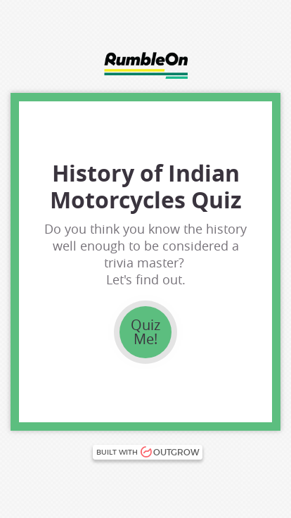 Indian Motorcycle History Quiz - 