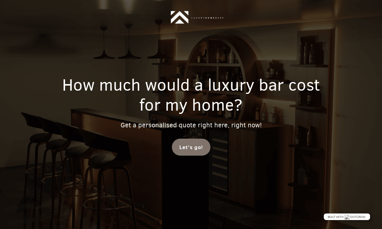 How much would a bespoke bar cost for my home?