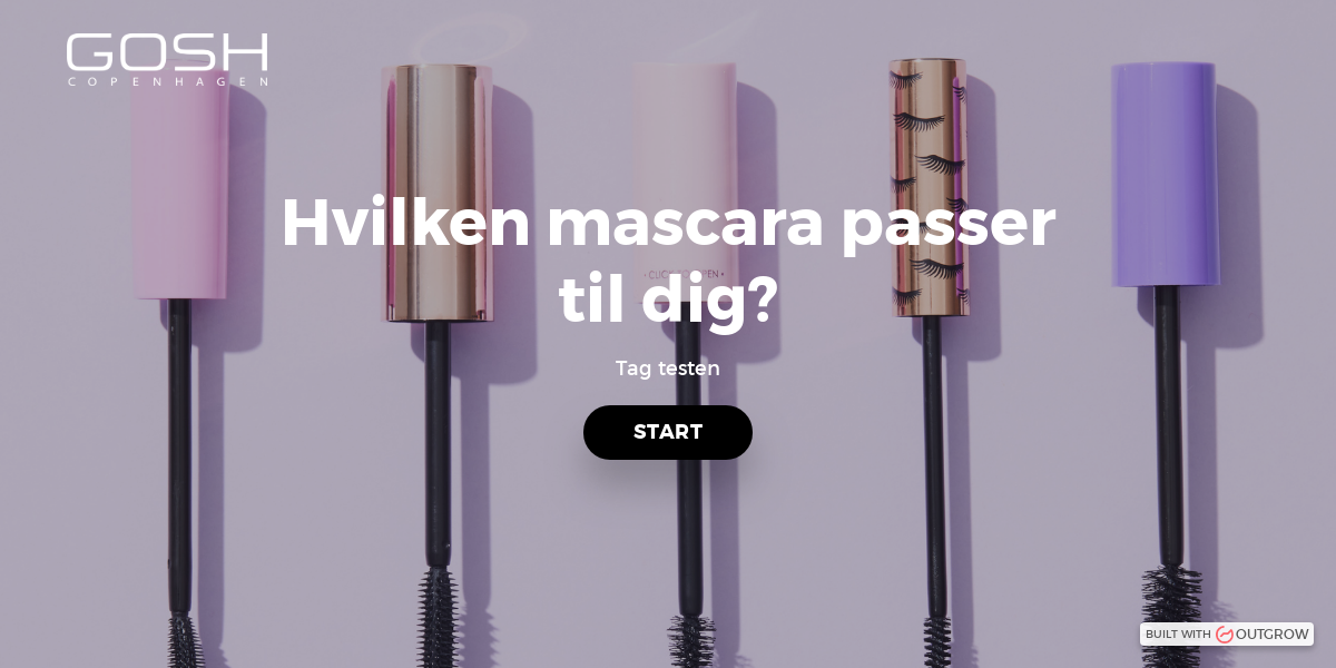 Mascara Quiz Find den perfekte mascara til dig! Gosh