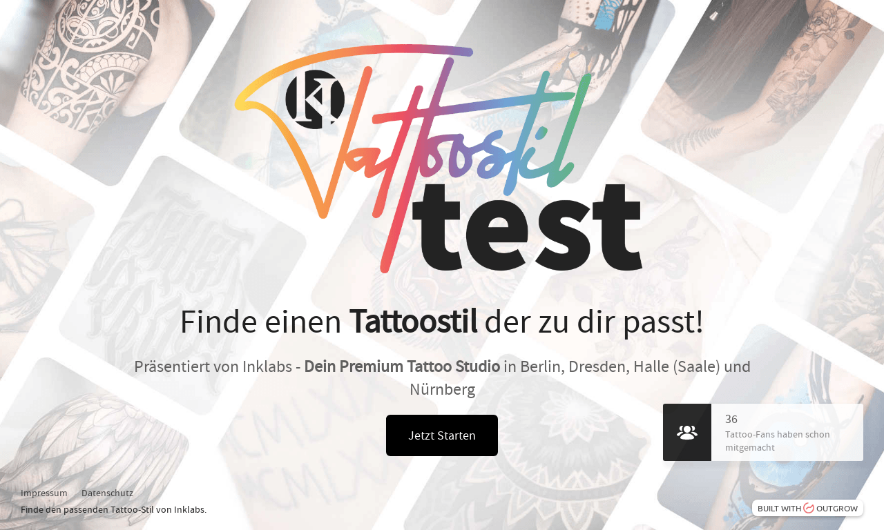 Tattoo Stil Test von Inklabs